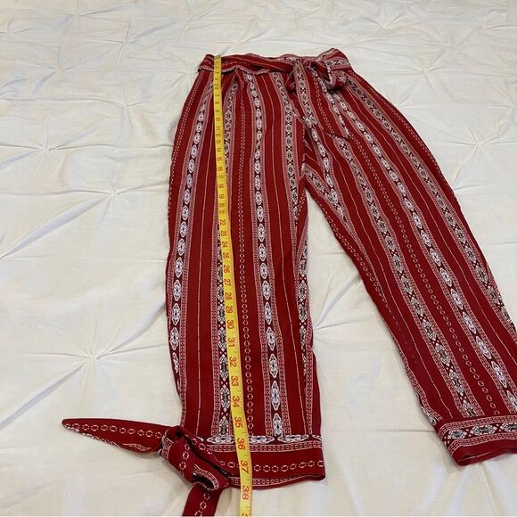 Set of 2 Shein Wide Open Leg Tribal Pattern Pants Size Small - Picture 8 of 13